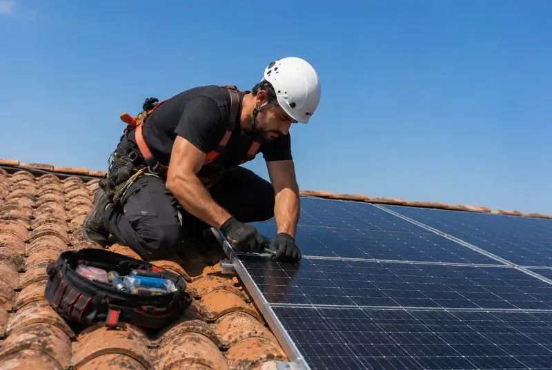 Maintenance et monitoring de panneaux solaires à Bertre