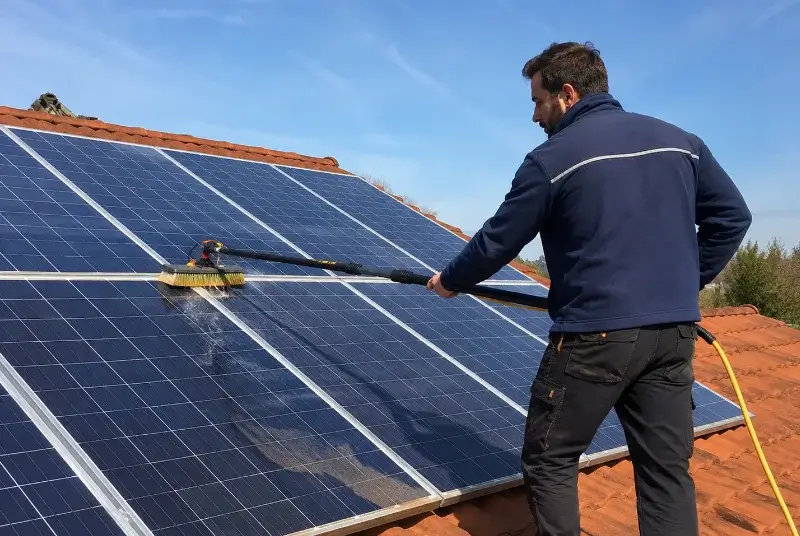 Nettoyage et entretien de panneaux solaires à Bertre