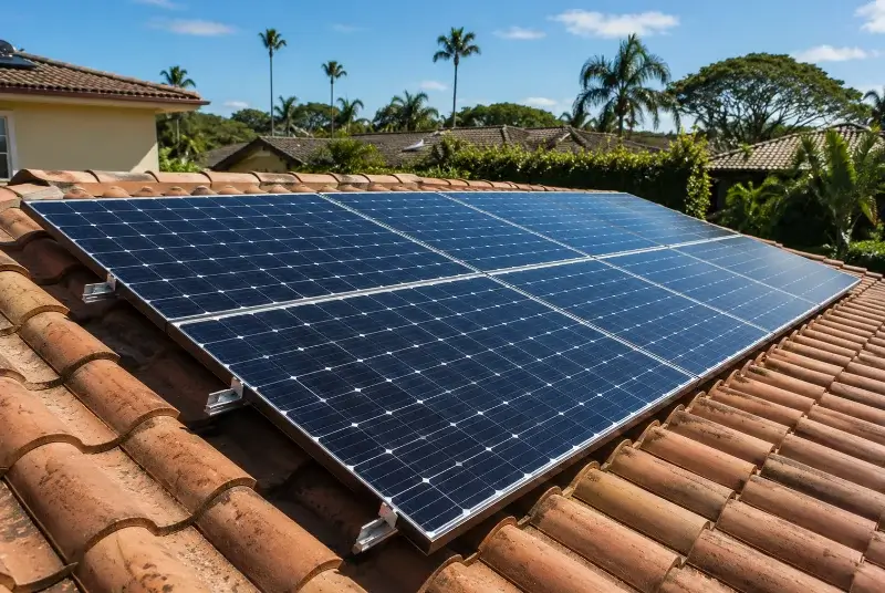 Installation de panneaux solaires à Bertre